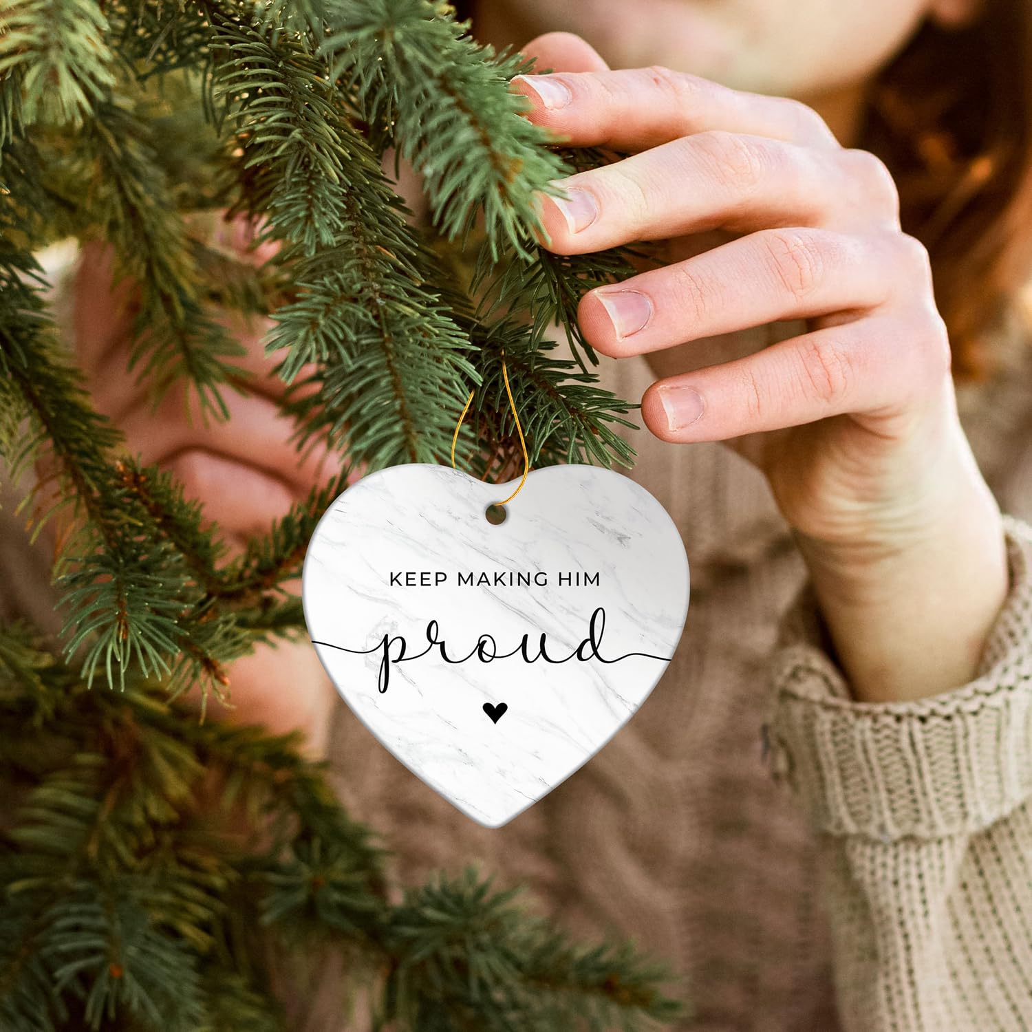 ZAGKOO Memorial Ornament - Acrylic Keepsake For Loss Of Loved One, Sympathy & Remembrance Gift