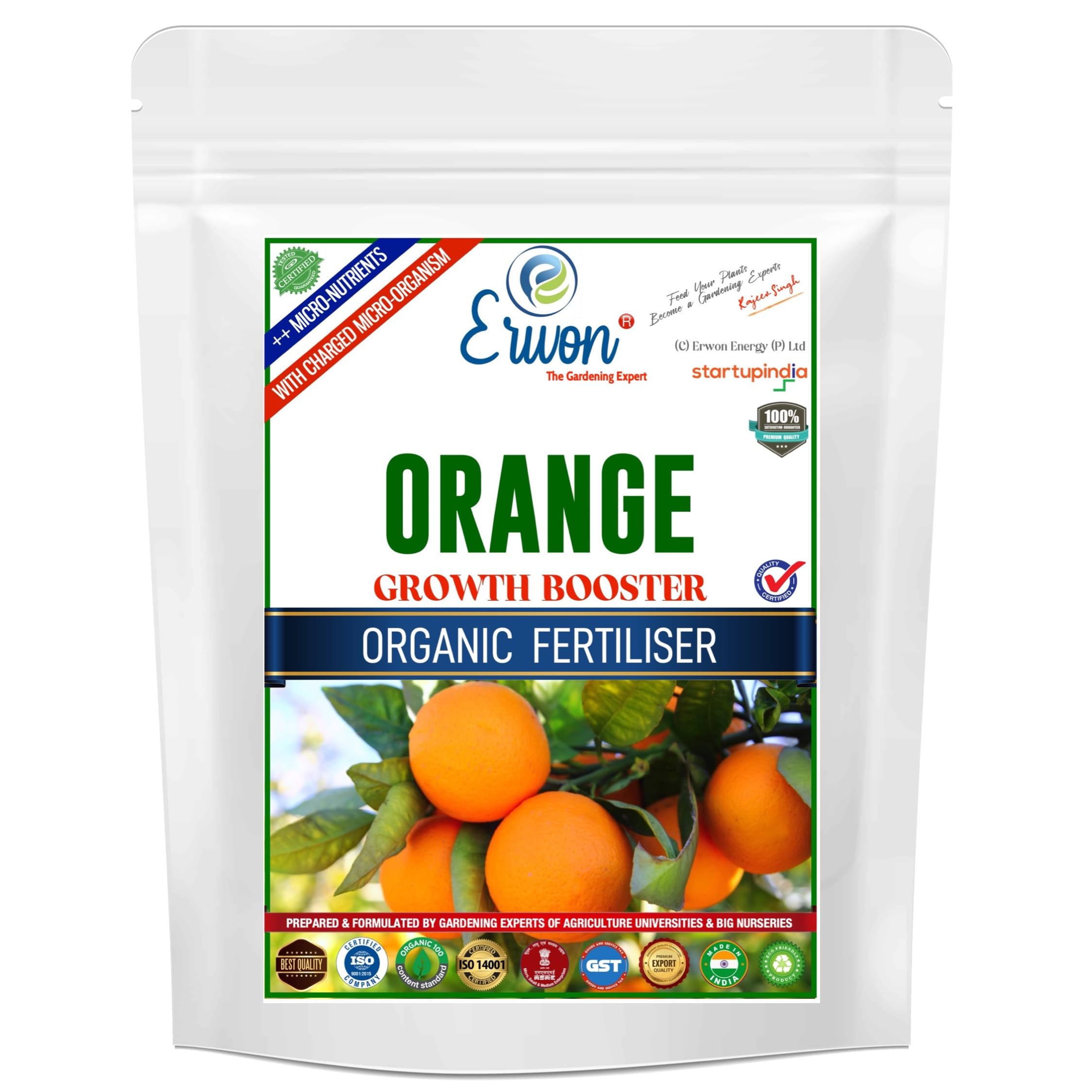 Erwon Orange Growth Booster, Premium Essential Powerful Organic Fertiliser for Orange Plants, with Charged Micro-organism and ++ Micronutrients (5 kg) (B0B5PDQWTV) Amazon Price History, Amazon Price Tracker
