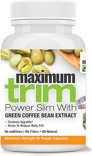 Maximum Slim La formulación más eficaz MaximumTrim Garcinia CAMBOGIA con extracto de grano de café verde pérdida de peso natural, supresor del