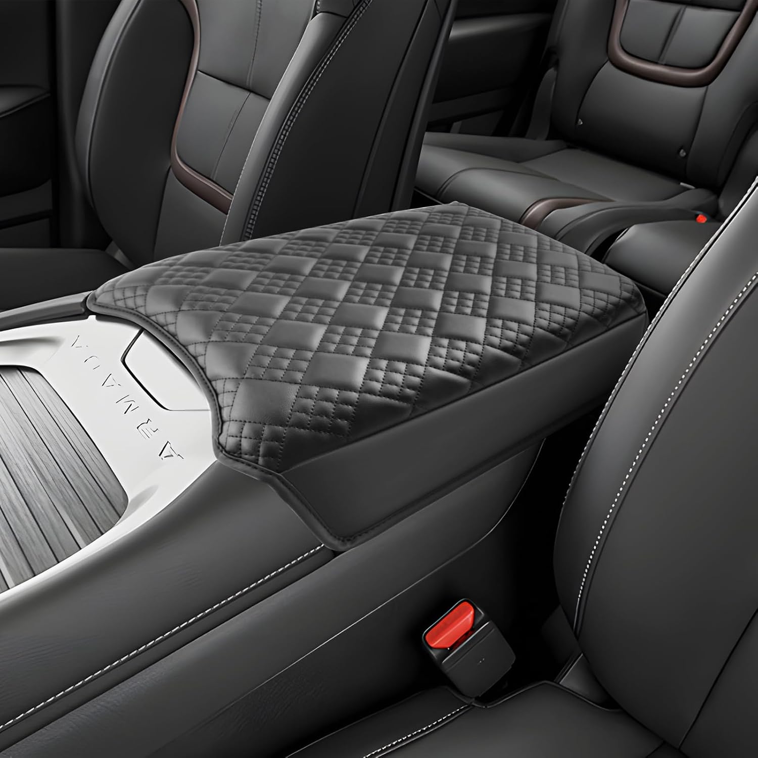 SKTU for 2025 2026 Nissan Armada Armrest Cover for 2025 2026 Nissan Armada (SV/SL/Platinum/Pro-4X/Platinum Reserve) Center Console Cover Nissan Armada 2025 2026 Accessories Console Cushion (Thicken)