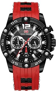 ساعات رجالي ساعة رياضية عسكرية - مقاومة للماء ، مضيئة ، متعددة الوظائف ، التقويم ، ساعة بسوار من السيليكون للرجال ، أسود وذهبي ،