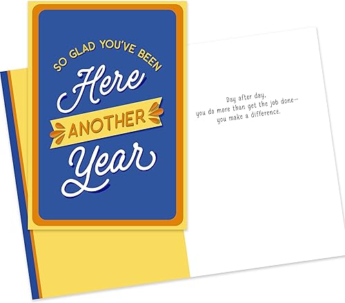 Miniatura 2 de Hallmark Business - Tarjetas de aniversario de trabajo surtidas (25 unidades) para clientes, empleados, clientes, miembros, grupos, asociaciones,