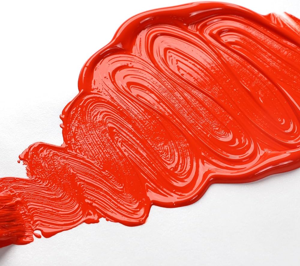 GOLDEN OPEN Slow-Drying Acrylics, Cadmium Red Light, 2 fl oz. tube, Professional Acrylic Paint, Semi-Opaque