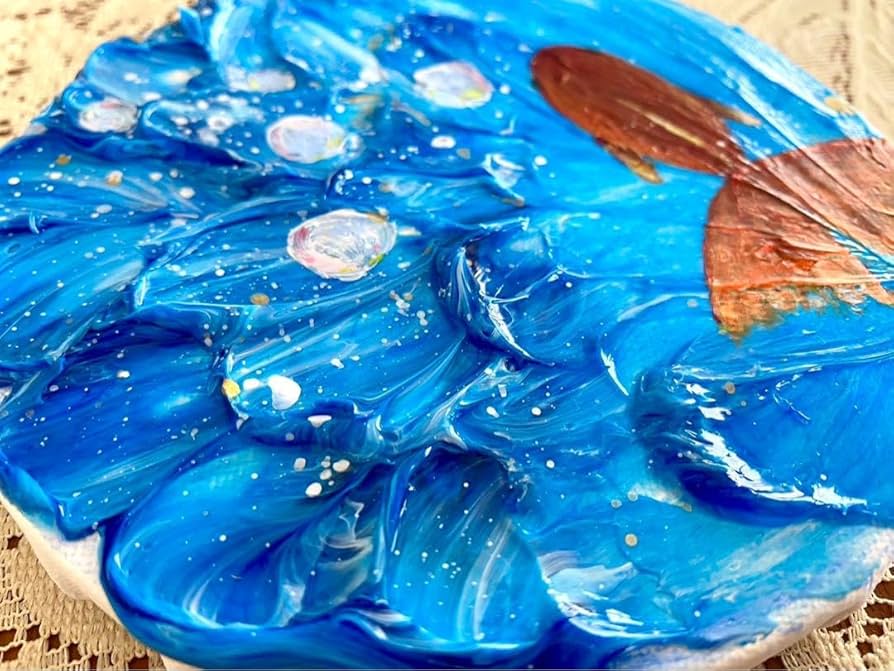 Amazon.co.jp: 立体絵画 金魚 アクリル画 近代アート : ホーム