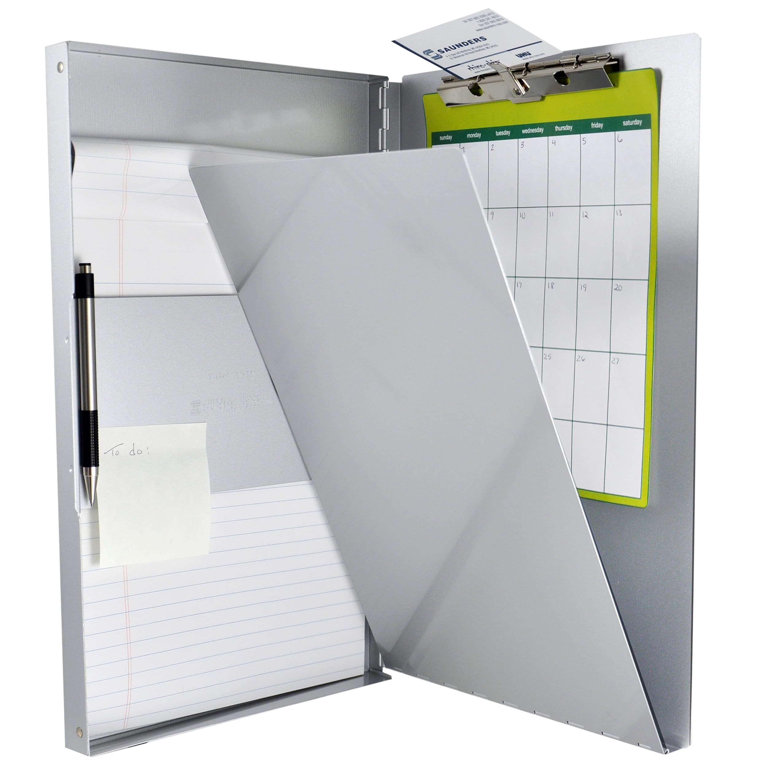 Amazon.com : Saunders Snapak Legal Size Aluminum Storage Clipboard