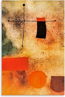 WangTiMin Joan Miro Wall Art Paintings Poster Abstract, C.1935 Decorative Painting Canvas Wall Art Living Rooms Bedroom Painting Unframe 20x30inch(50x75cm)