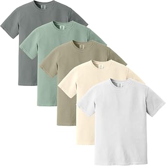 Comfort Colors Unisex Short Sleeve T-Shirt, Multipack, Style 1717