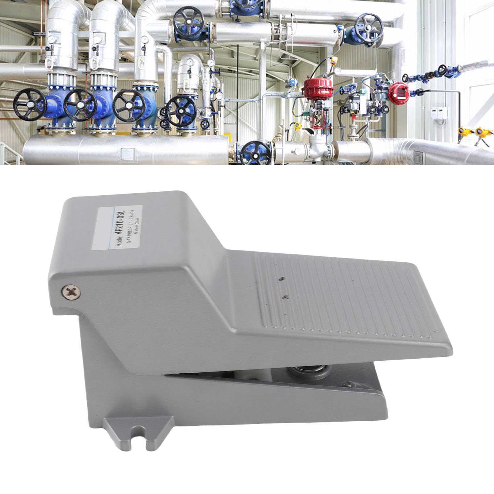 Valvola a Pedale Kit Valvola a Pedale Pneumatica Valvola Pneumatica Pedale In Alluminio 2 Posizioni a 2 Posizioni Risparmio Energetico Protezione Ambientale Direzionale