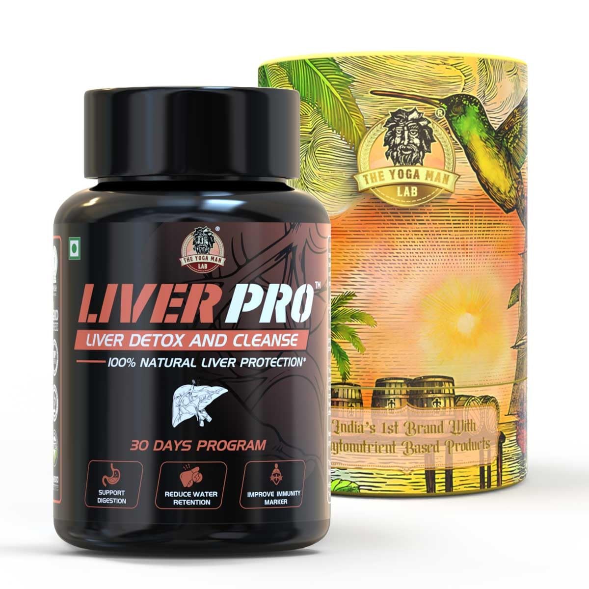 The Yoga Man Lab Liver Pro Supplement for Liver Detox Ayurvedic