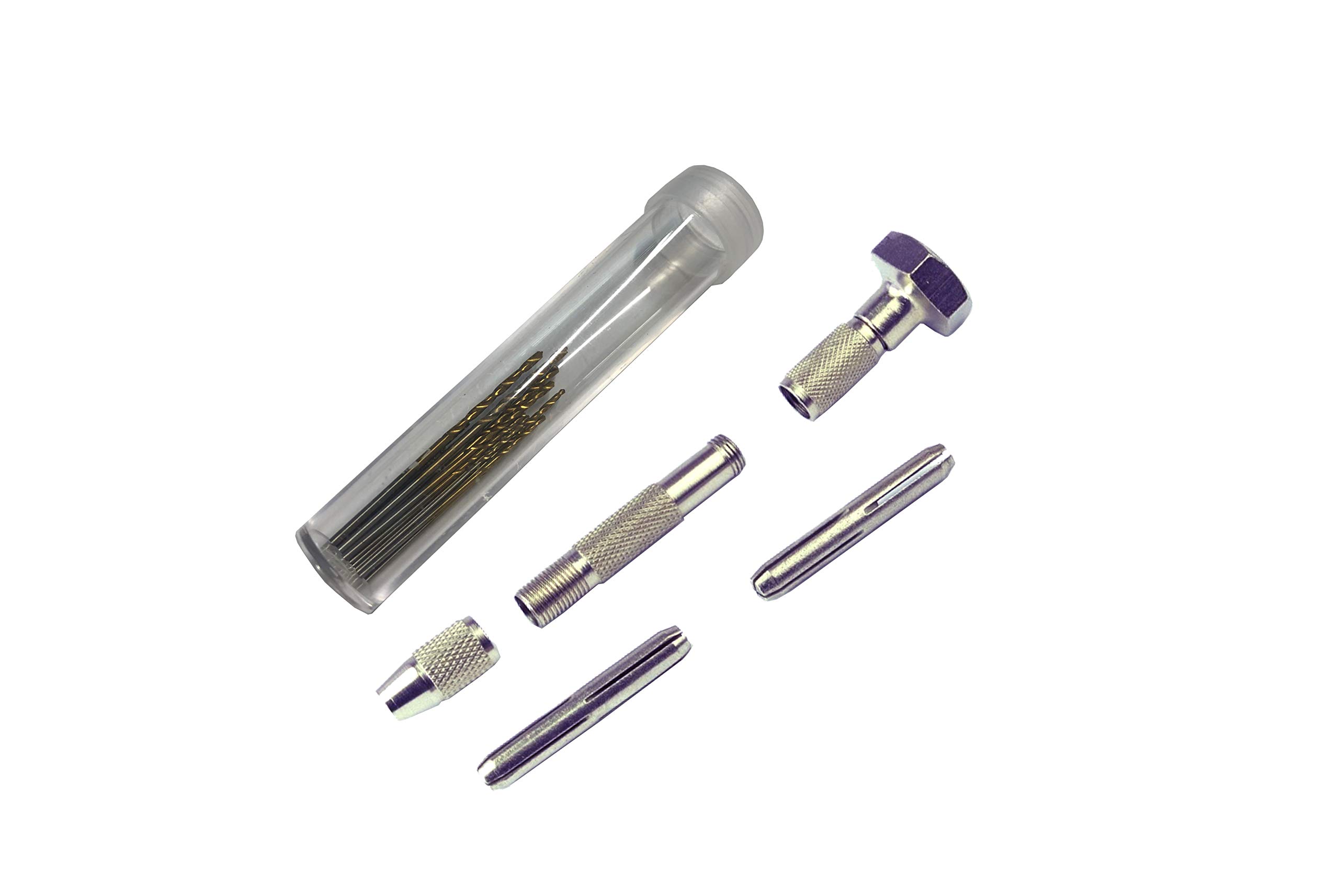 Proops 20 Piece Micro Hss Mini Twist Drill Set & Swivel Head Pin Vice
