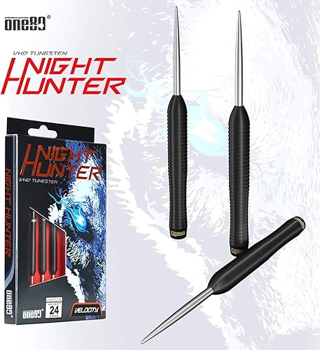 Miniatura 4 de ONE80 Chameleon - Dardos de punta de acero al 90% tungsteno con caja de regalo, juego de dardos profesionales