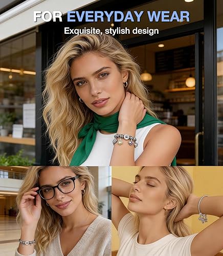 Miniatura 5 de Lovans 925 Sterling Silver Spacer Beads for Charms Bracelet Stopper Beads Fit for DIY Jewelry