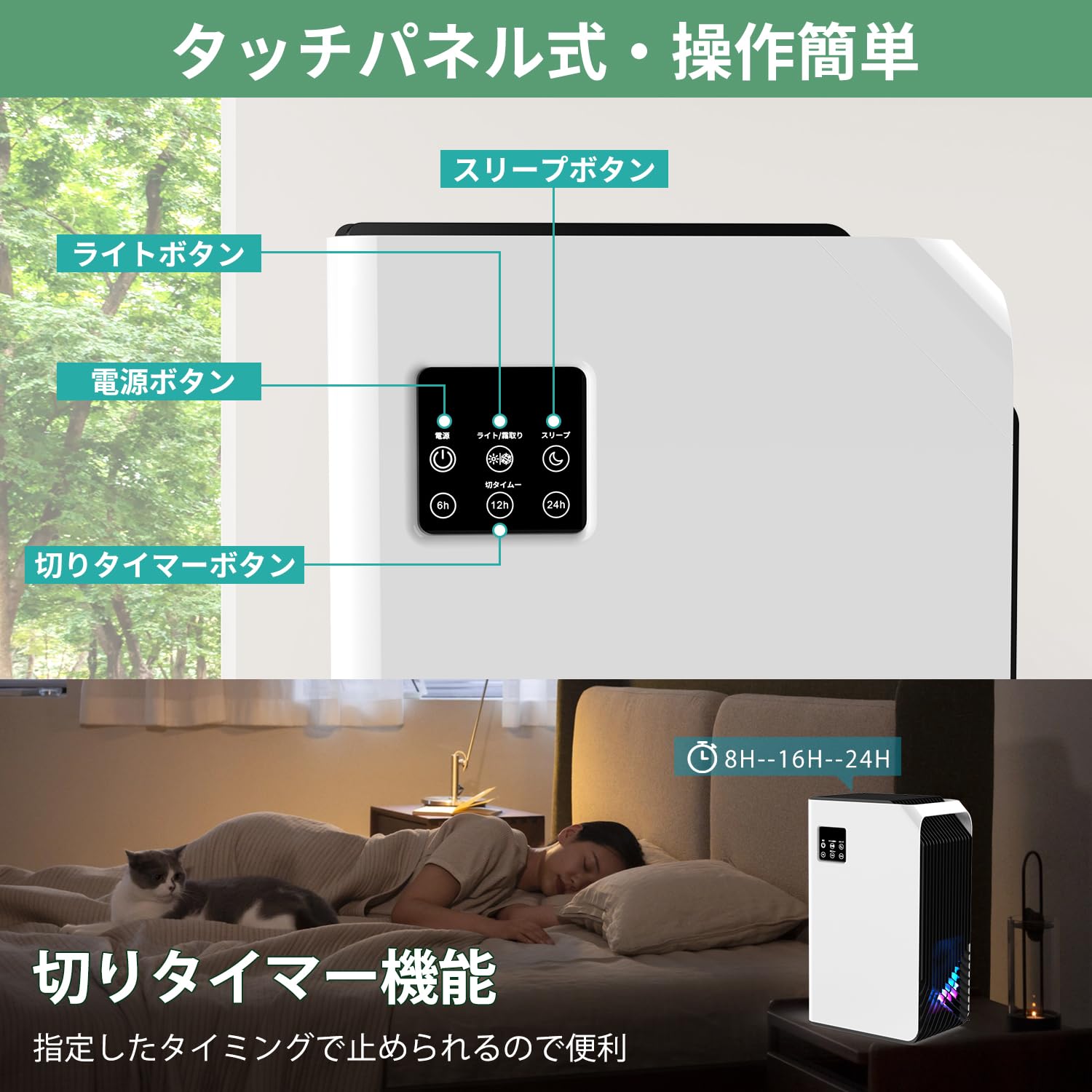 Amazon.co.jp: 除湿機 小型 除湿器【2025最新進化 ダブルペルチェ式