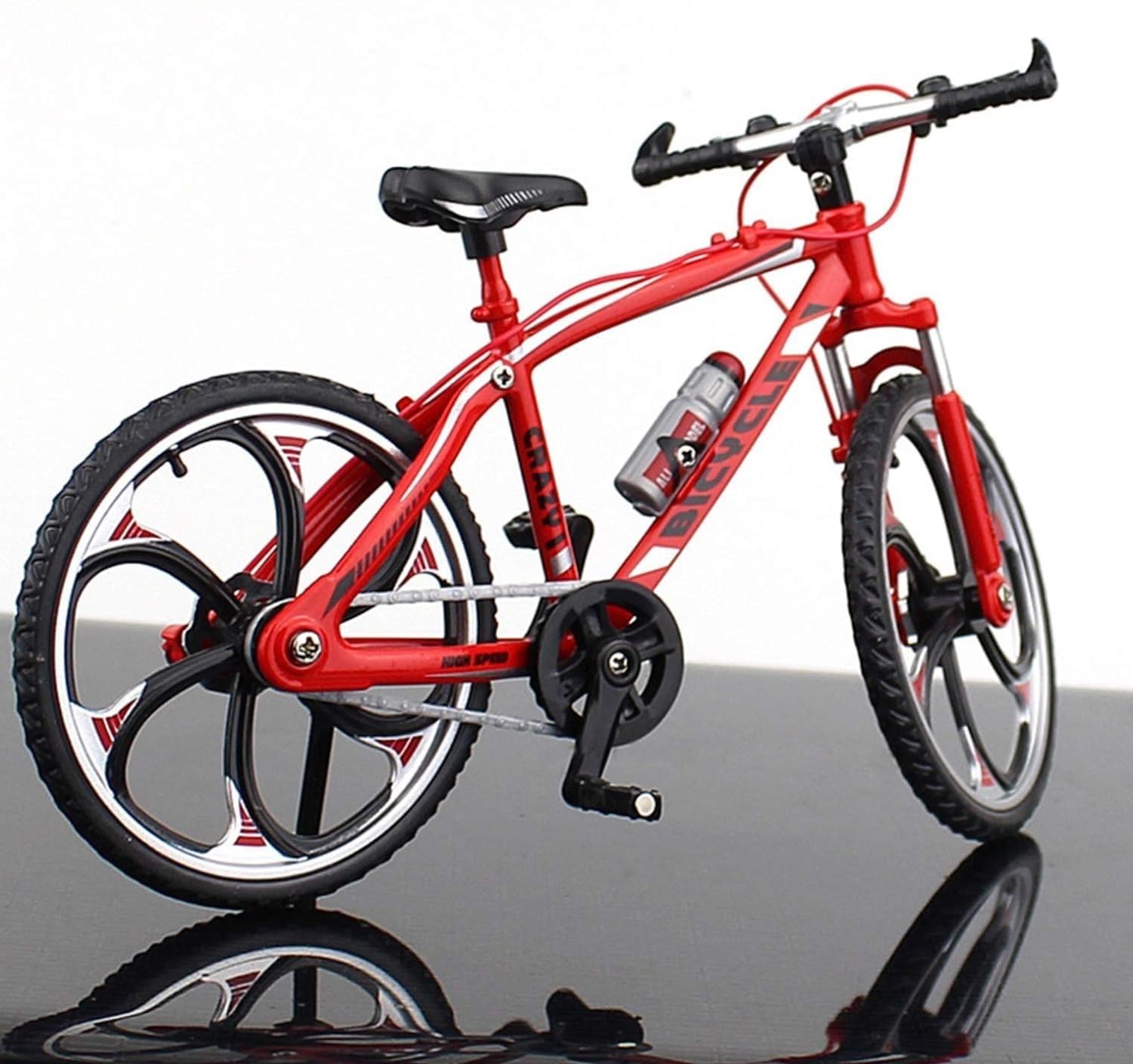 zahab Miniature Alloy Bicycle Model Toy with Display Box | Die Cast Cycle Showpiece Collectible Decor Gift for Kids & Adults-image-9