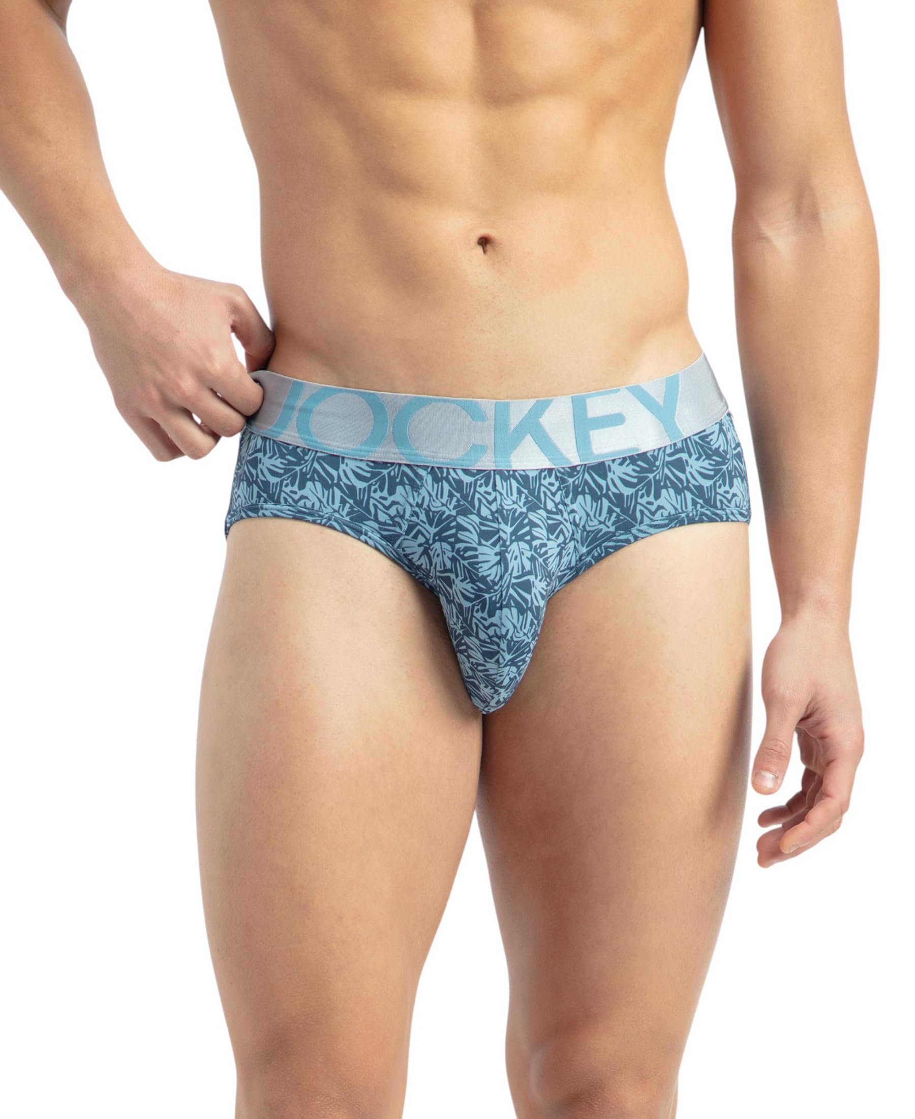 jockey IC29 Men's Tactel Microfiber Elastane Stretch Printed Brief with Moisture Move Treatment (Prints May Vary)-picture-19