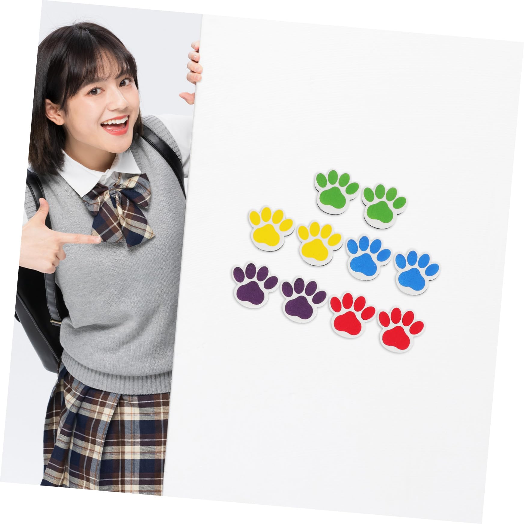 50 Pcs Borrador de pizarra borradores tabla de borrado en seco bolígrafos borrables junta útiles escolares school supplies gomas de borrar eva reutilizables accesorios de pizarra