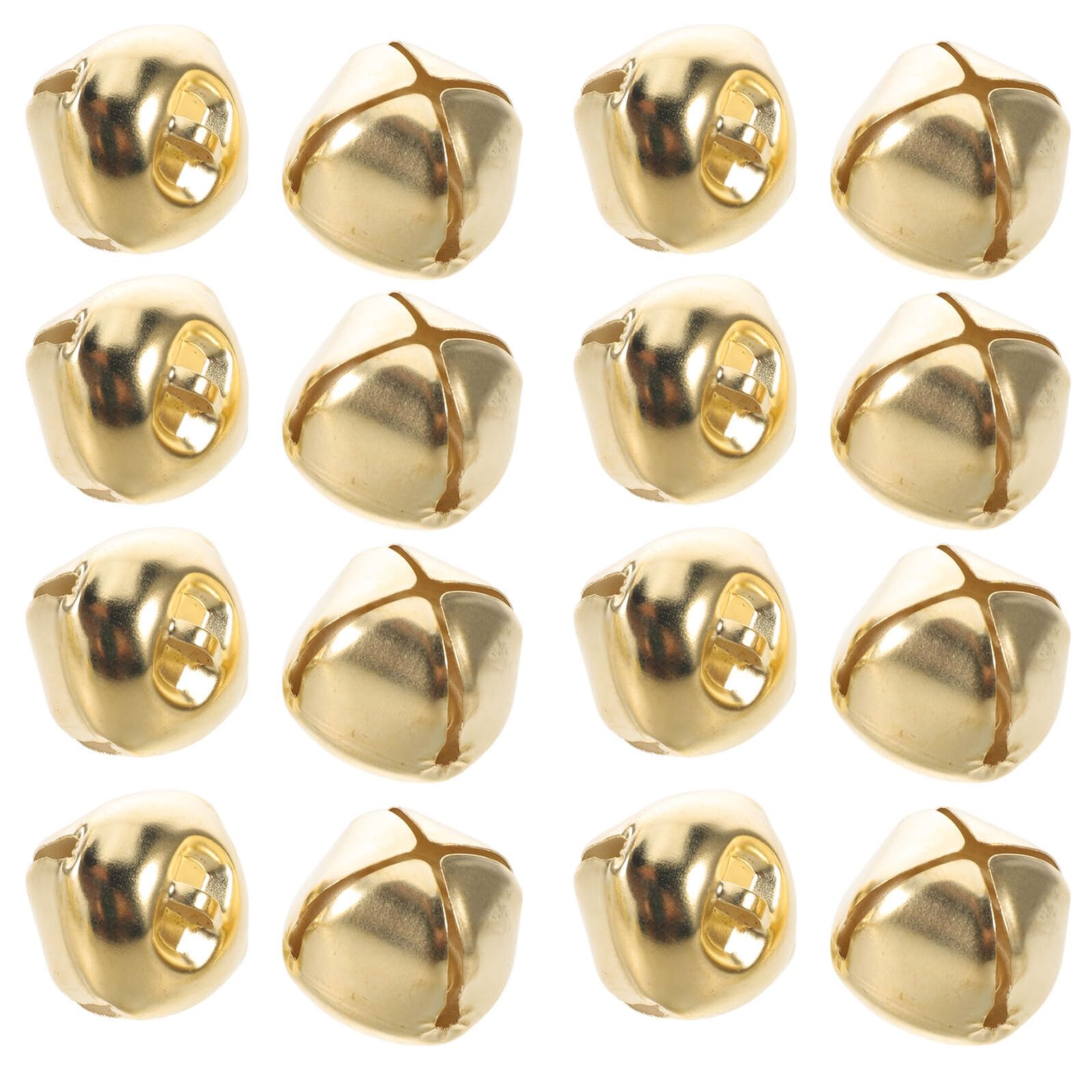 Clochettes métalliques 30 mm couleur jaune doré pour colliers de chiens et chats (lot de 100)
