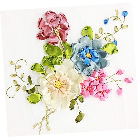 Amazon リボン 刺繍キット 初心者 Diy フラワー 花絵 クロスステッチキット 刻印図案 全6種 01 刺しゅうキット 通販 Amazon リボン 刺繍キット 初心者 Diy フラワー 花絵 クロスステッチキット 刻印図案 全6種 01 刺しゅうキット 通販