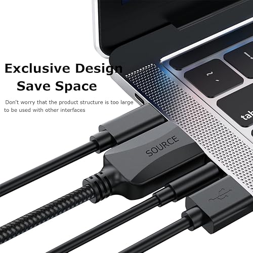 Miniatura 7 de UV-CABLE Adaptador HDMI a VGA, paquete de 10, adaptador HDMI a VGA macho a hembra 1080P para computadora, escritorio, laptop, PC, monitor,