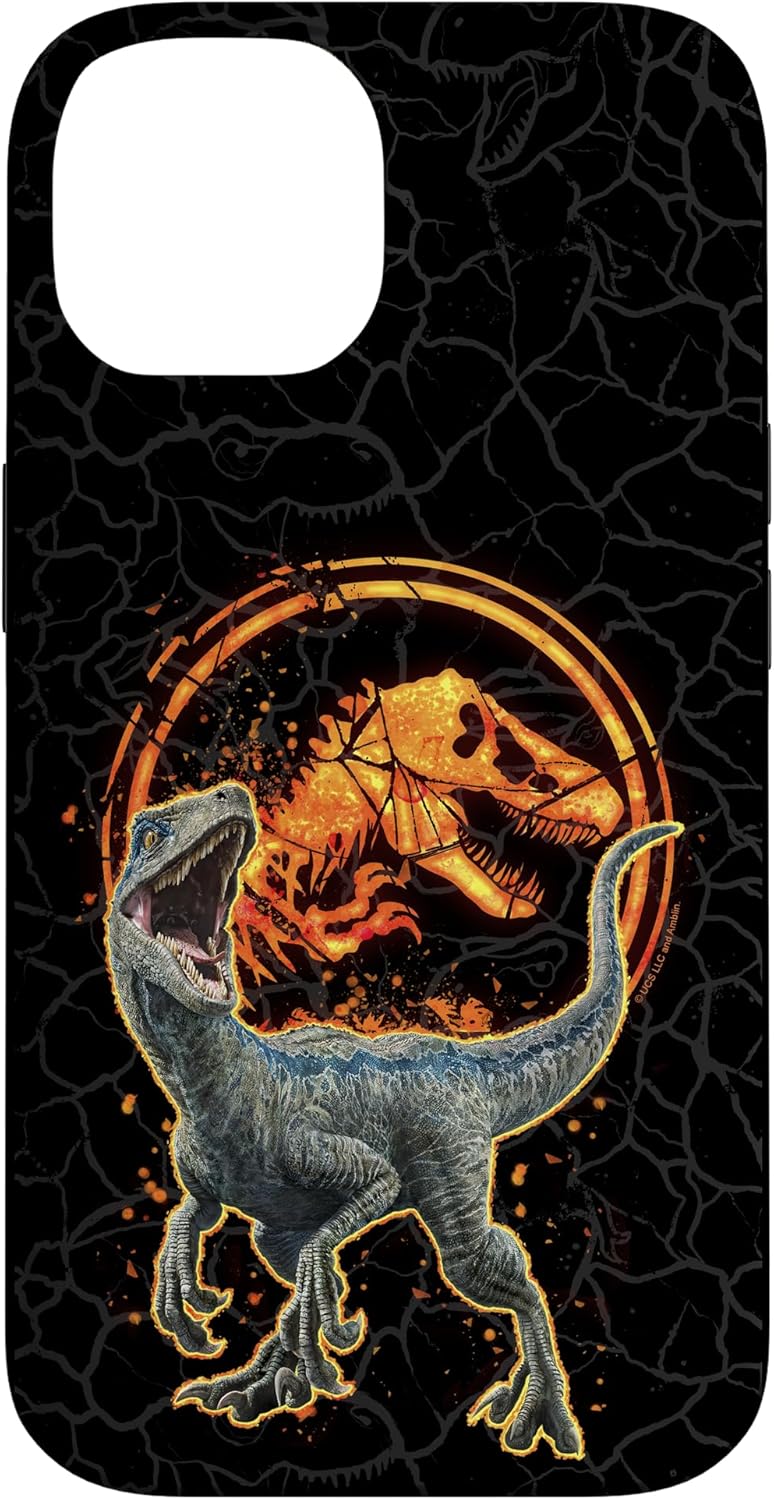 Jurassic World: Fallen Kingdom Blue Fire Logo Case for iPhone 17 Pro Max