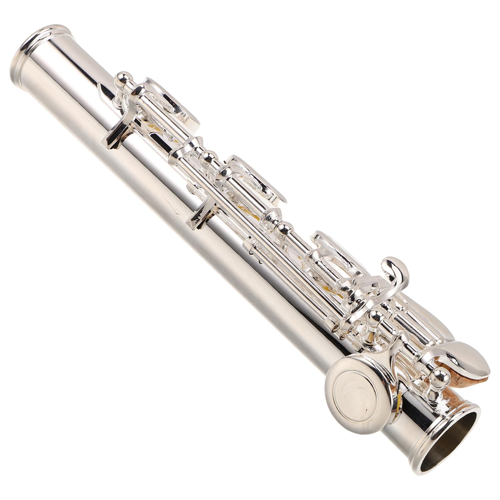 Giunto per Piedini di Flauto Placcato Argento da 20 MM Kit per Riparazione e Manutenzione Flauti Molla e Guarnizione Accessorio per Strumenti a Fiato per Studenti e