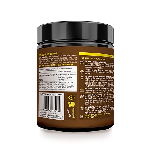 Miniatura 8 de RootMax - Polvo de enraizamiento de hongos micorrícicos  50 veces más potente que la hormona de enraizamiento para esquejes  Fórmula mejorada para