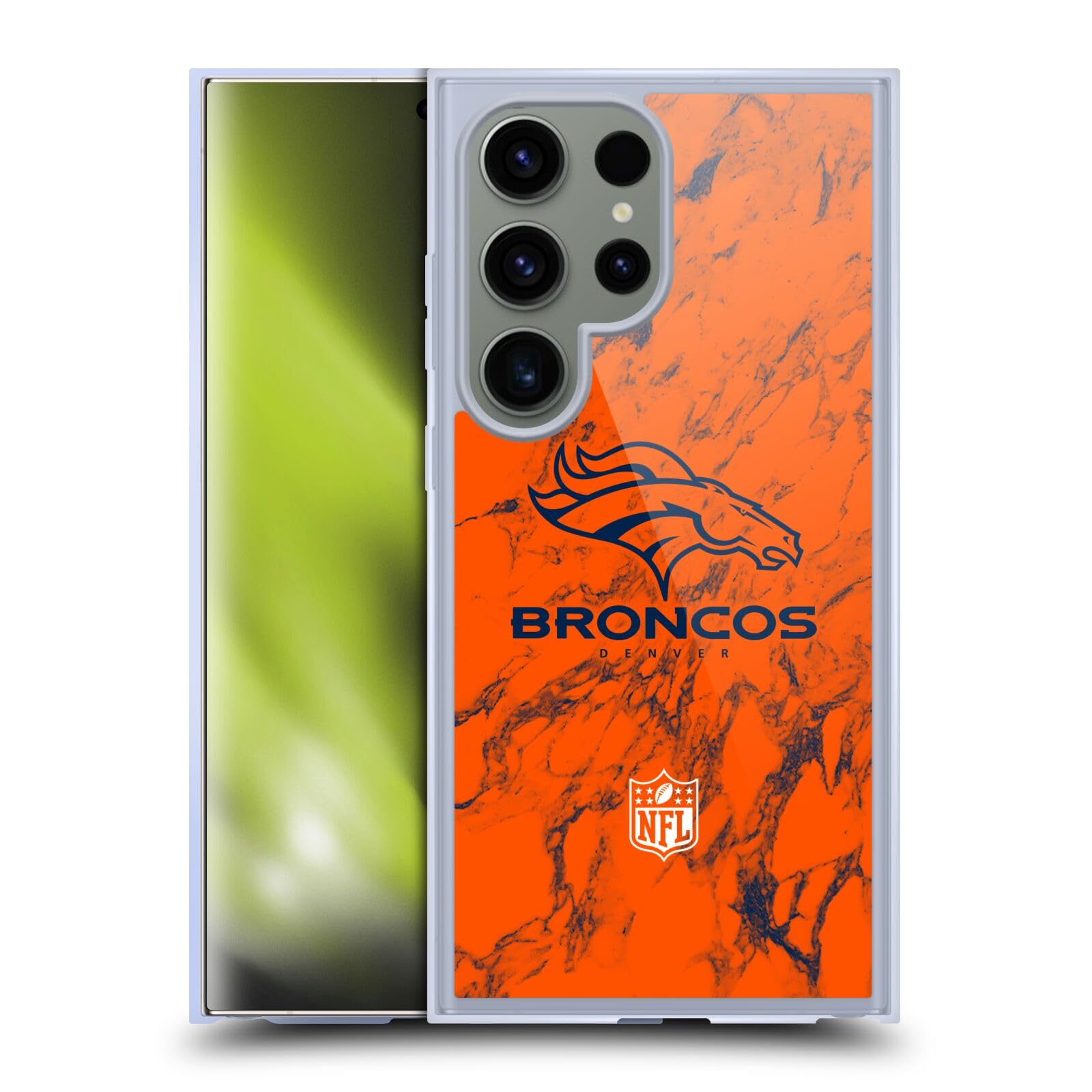 Coque Samsung S24 Ultra Denver Broncos Finition Effet Marbre Premium - 7
