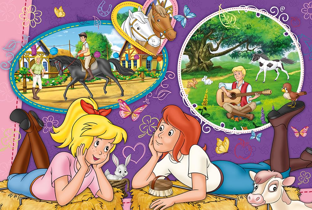 Schmidt Spiele Puzzle 56321 Blocksberg/Bibi & Tina Bibi and Tina, Friends Forever 150 Pieces Children's Puzzle, Colourful