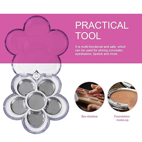 8pcs Packing Box Lip Balm Containers Eyeshadow Blush for Cheeks Diy Makeup Powder Case Lipstick Sample Case Mini Blush Travel Makeup Containers Sub-packaging Boxes Lipstick Boxes(8pcs)