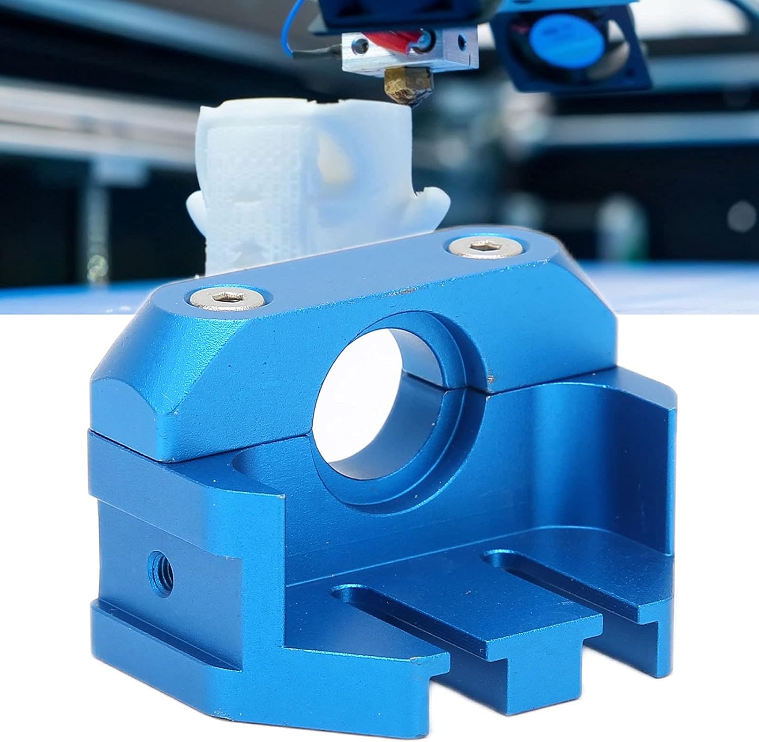 review Deryang for V6 Hotend Bracket Parts, Accurate Hole Position All Metal 3D Printer Accessories with M3 Screws Nuts for Ender Series for CR10 3D Printers