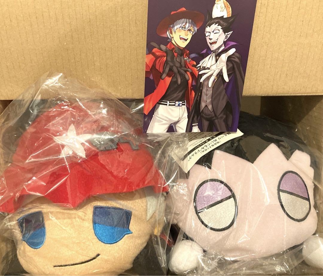 吸血鬼すぐ死ぬ ドラルク&ロナルド ぬいぐるみ 2体セット 秋田書店