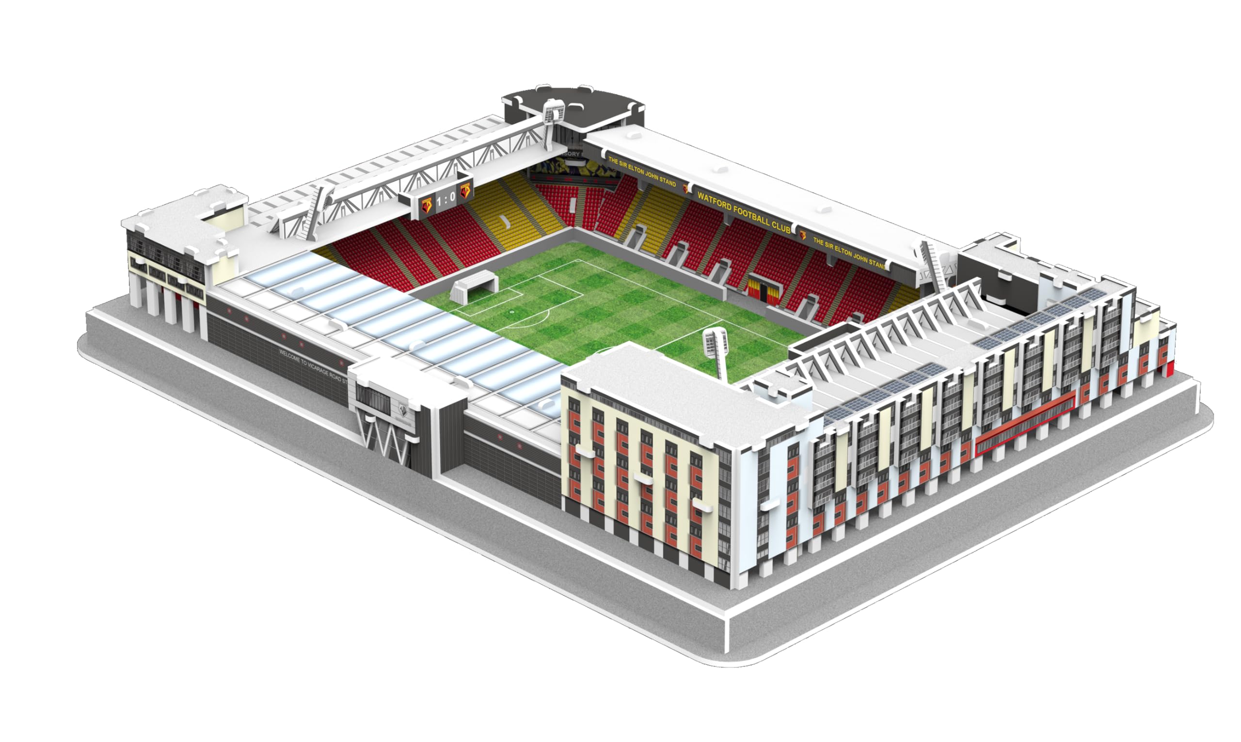 Pro Lion 3D Jigsaw Puzzle of Goodison Park Stadium - 116 Pieces | Home of Everton Football Club | Premier League FC Football Gifts for Boys, Men & Kids Aged 8 & Up | Games for Creative Fans