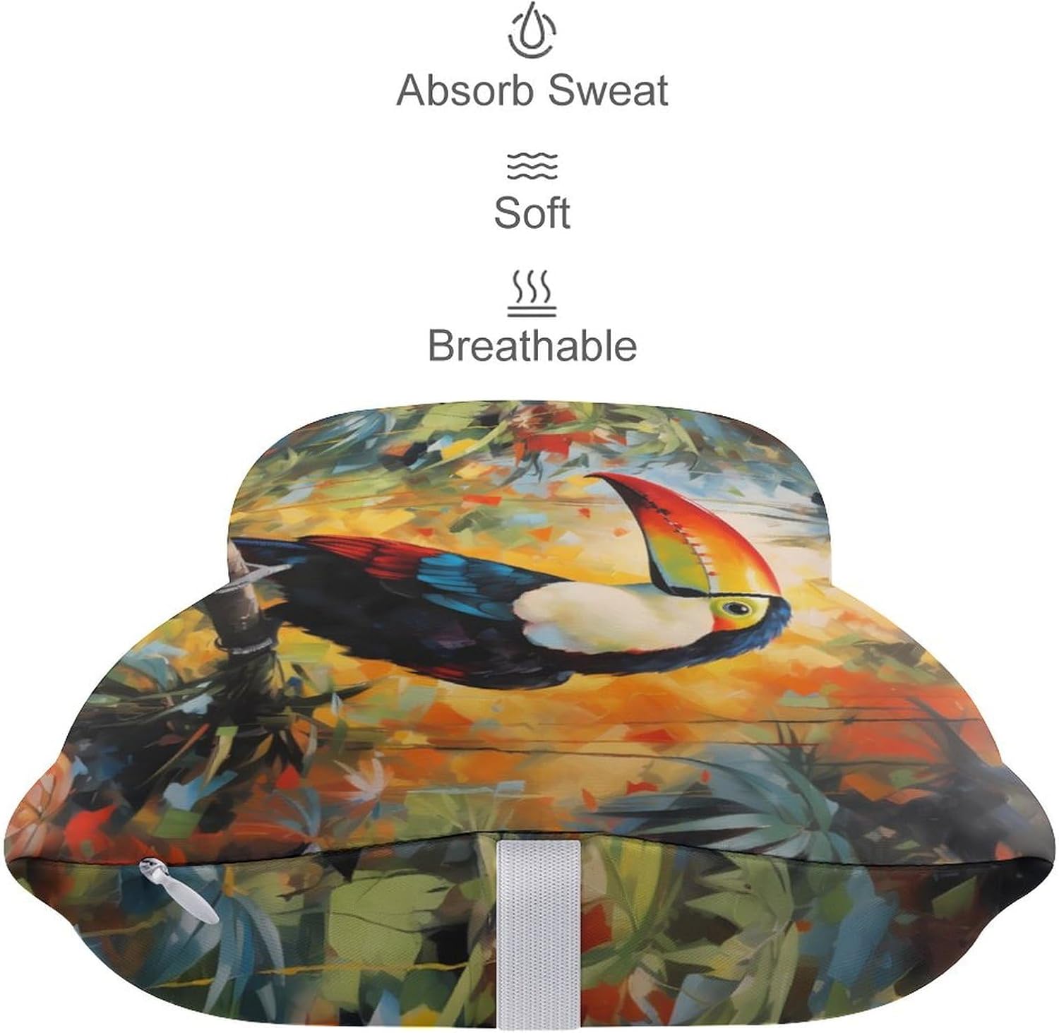 Cute Toucans Oil Painting 2 Pack Car Neck Pillow Car Headrest Soft Car Pillow for Most Cars