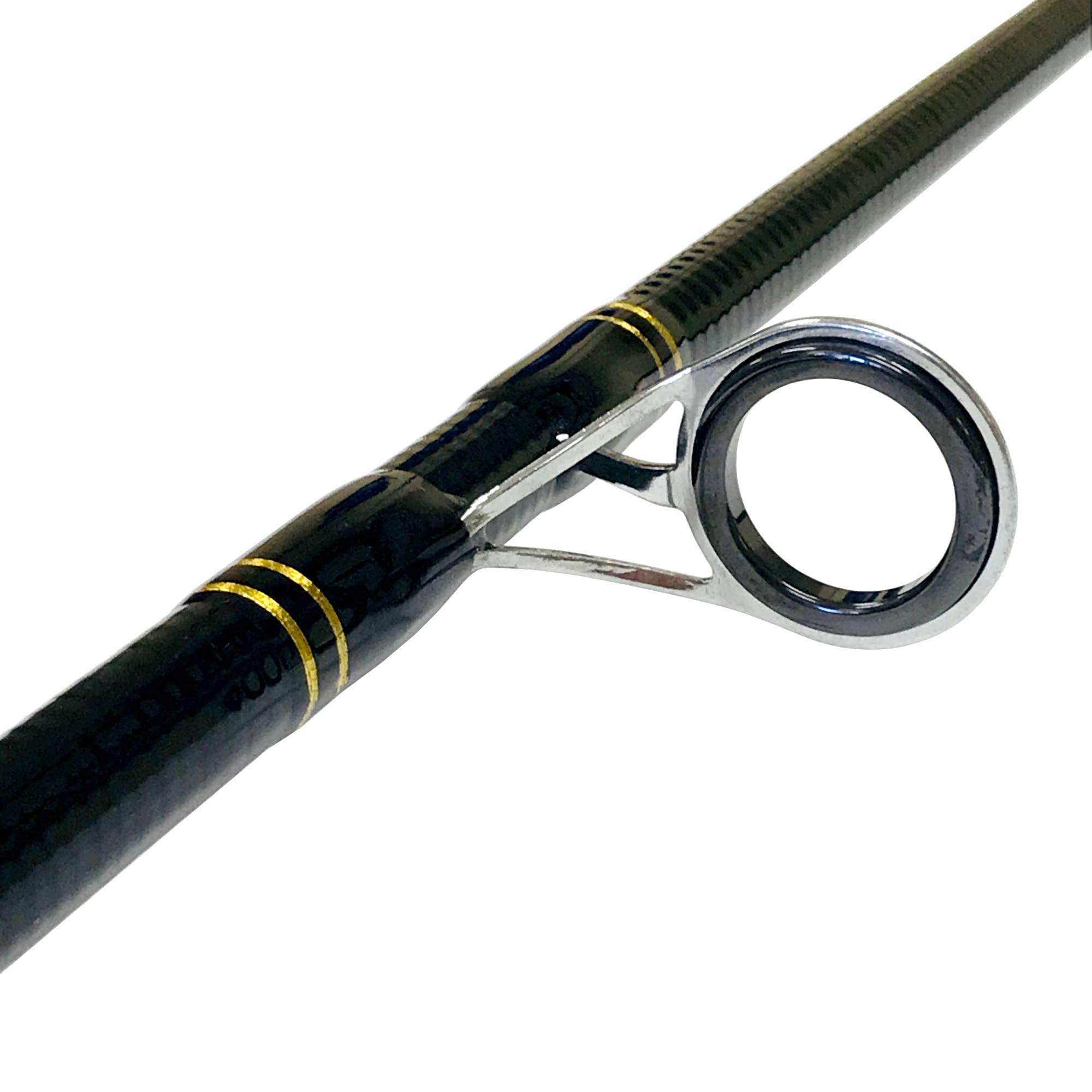 EatMyTackle 20-30 lb. Dolphin Dominator 7 ft. Spinning Rod (2 Pack), Spinning Rods