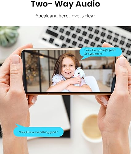 Miniatura 5 de Cámara de seguridad de doble lente para interiores 5G2.4G WiFi, cámara para mascotas 2K+2K con inclinación panorámica para el hogar, monitor de