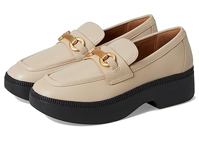 FitFlop F-Luma Chunky-Snaffle Leather Demi-Wedge Loafers Women