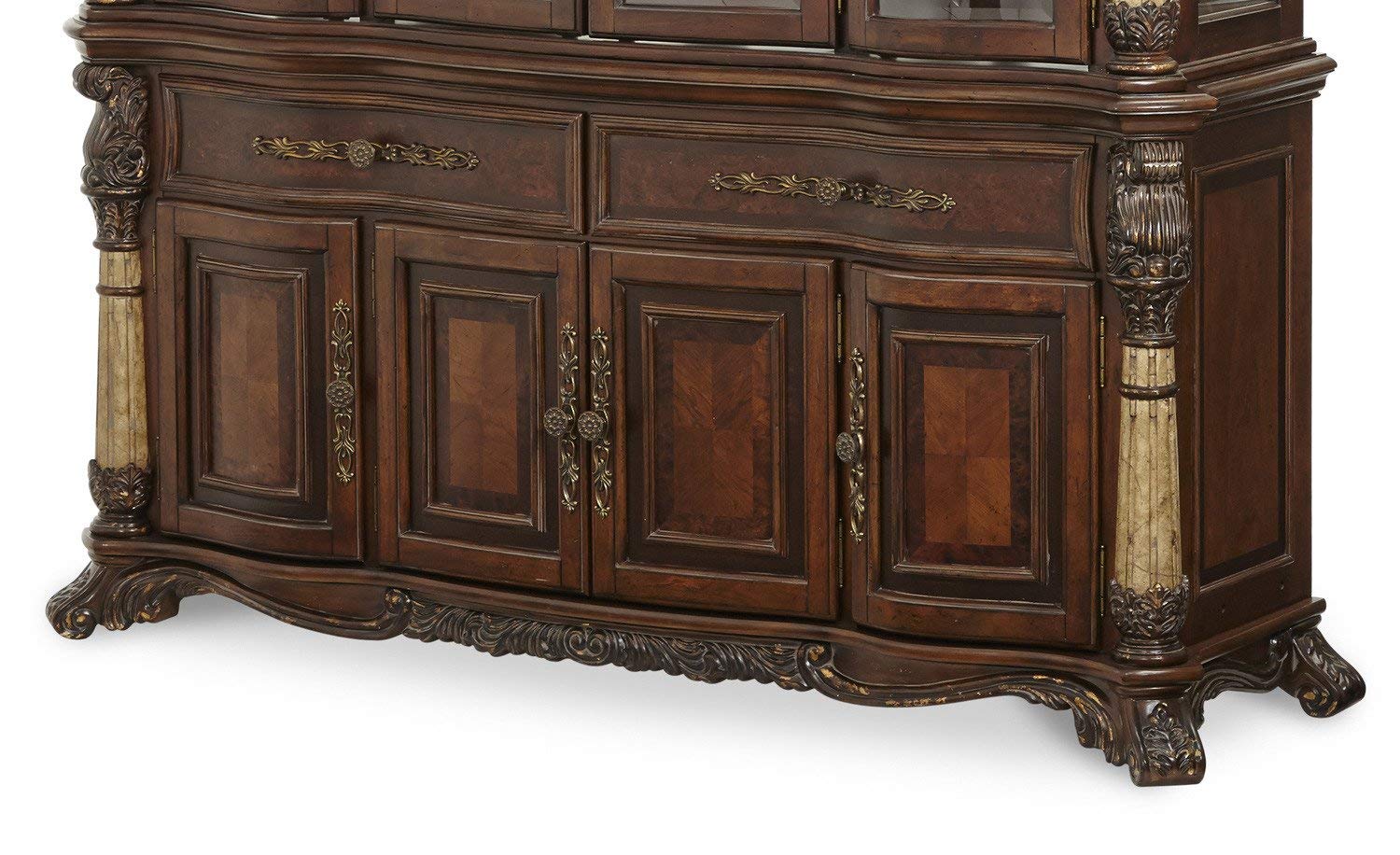 Michael Amini Victoria Palace Buffet Cabinet, Light Espresso