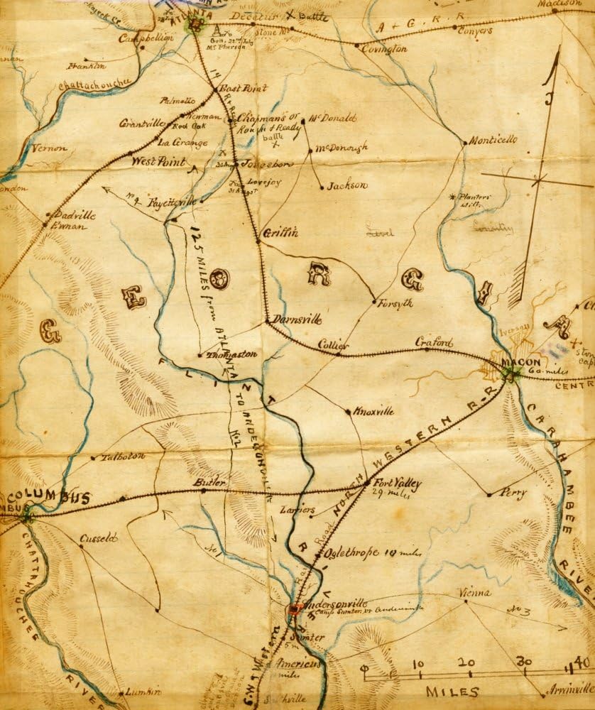 From Atlanta to Andersonville in Shows railroad