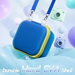 ProCase Kids Instant Print Camera Case -Blue | Portable Hard Carrying Storage for Organizing Dylanto ESOXOFFORE DUDUDRAGON and Print Paper (Box Only)