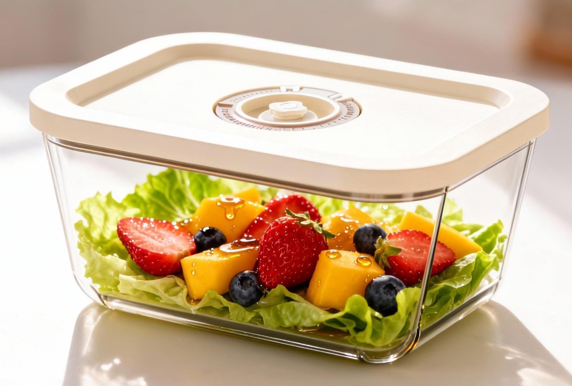 Amazon.com: GENIEX Glass Vacuum Seal Containers for Food Storage