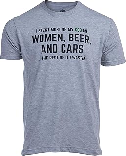 Funny T-Shirts for Car Guys, Mechanic Humor Joke Men's Auto Racing Tee Shirts