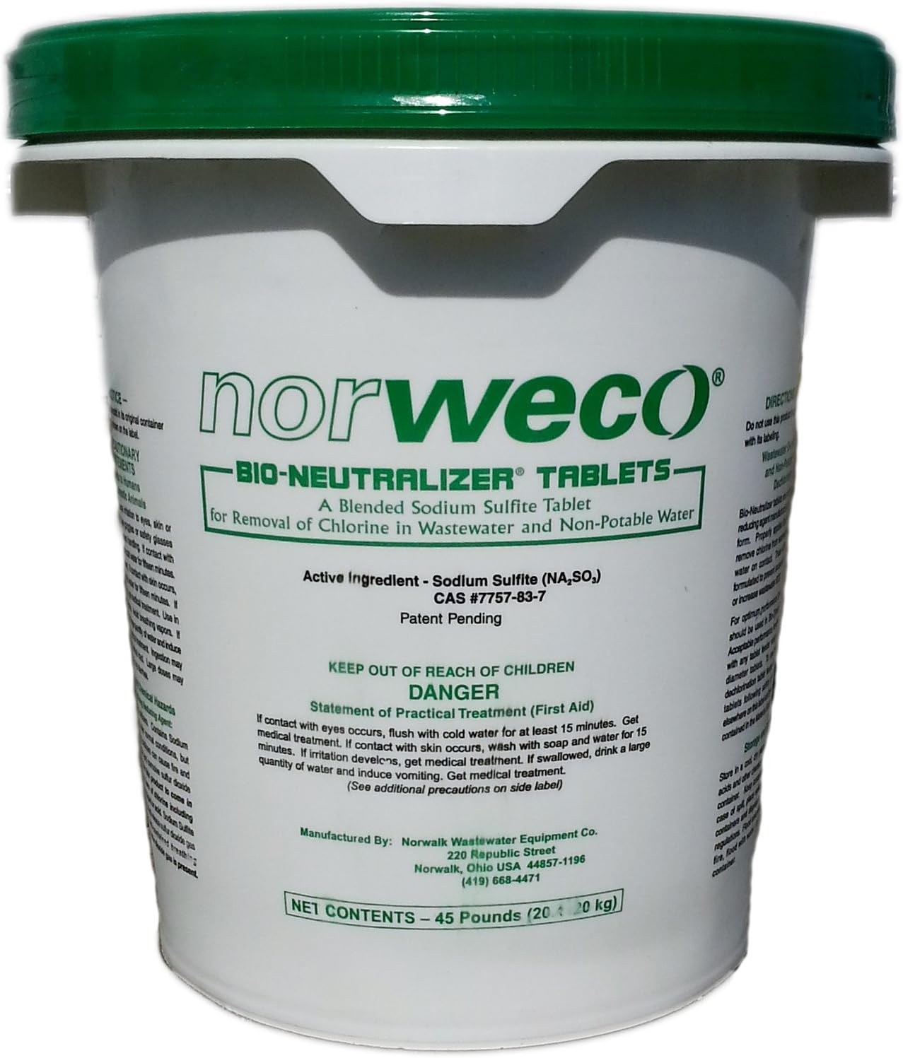 Bio-Neutralizer Septic Wastewater Dechlorinaton 45 lbs