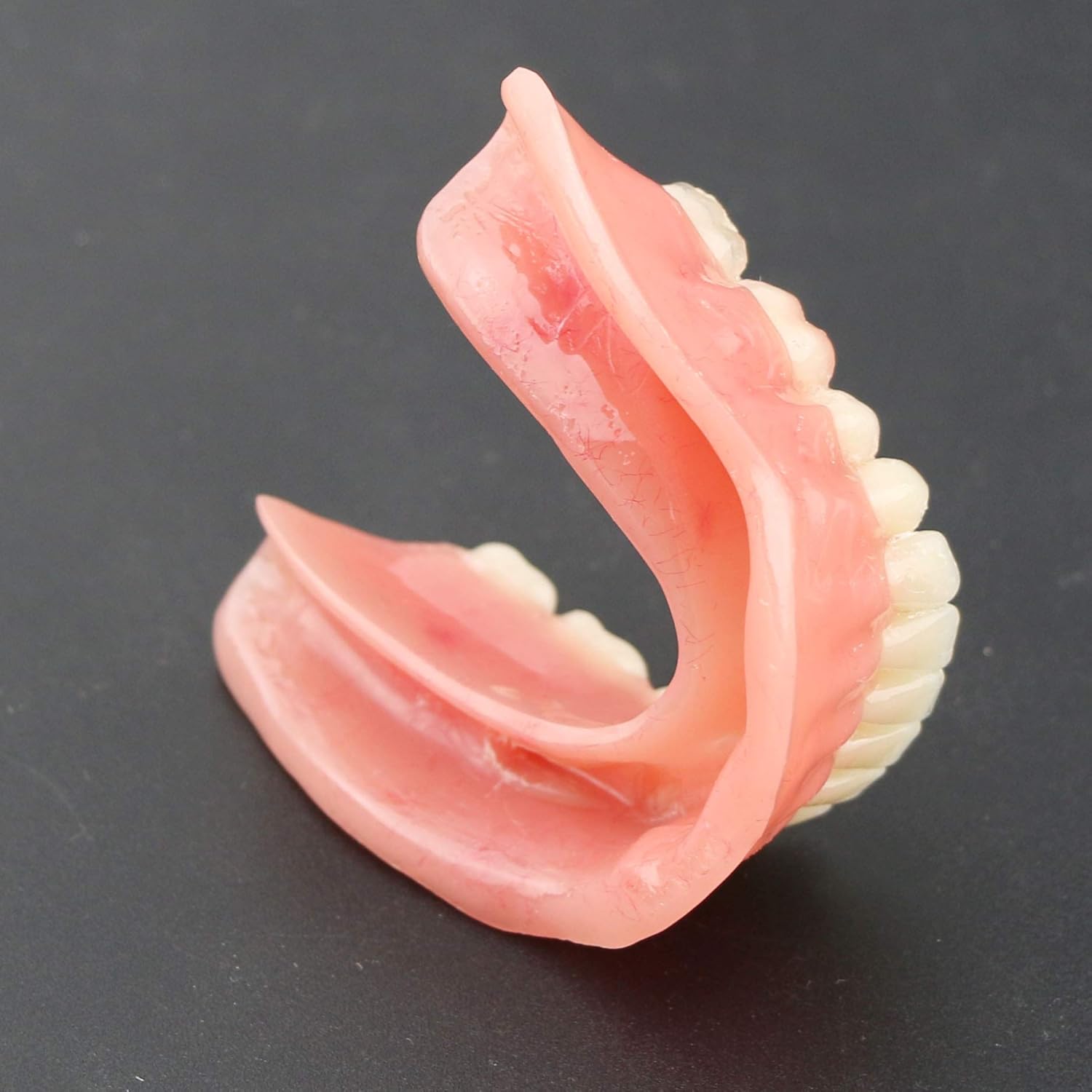 Dental Teeth Model Golden Silver Color Demonstration Practise Teaching Demo 4 Implant (SILIVER BAR)