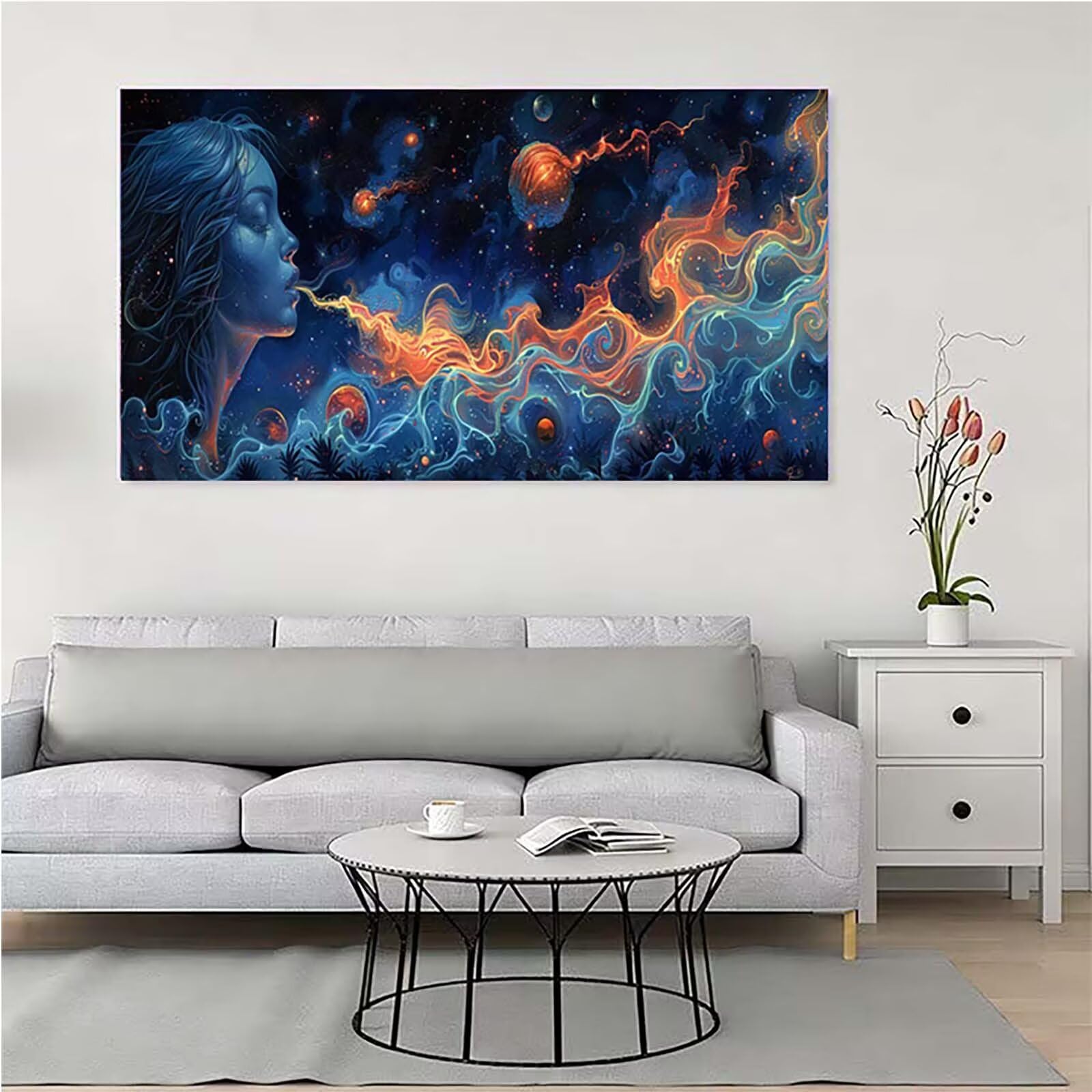 Donna Diamond Painting Grandi Dimensioni 50x100cm, Diamond Painting K-7819