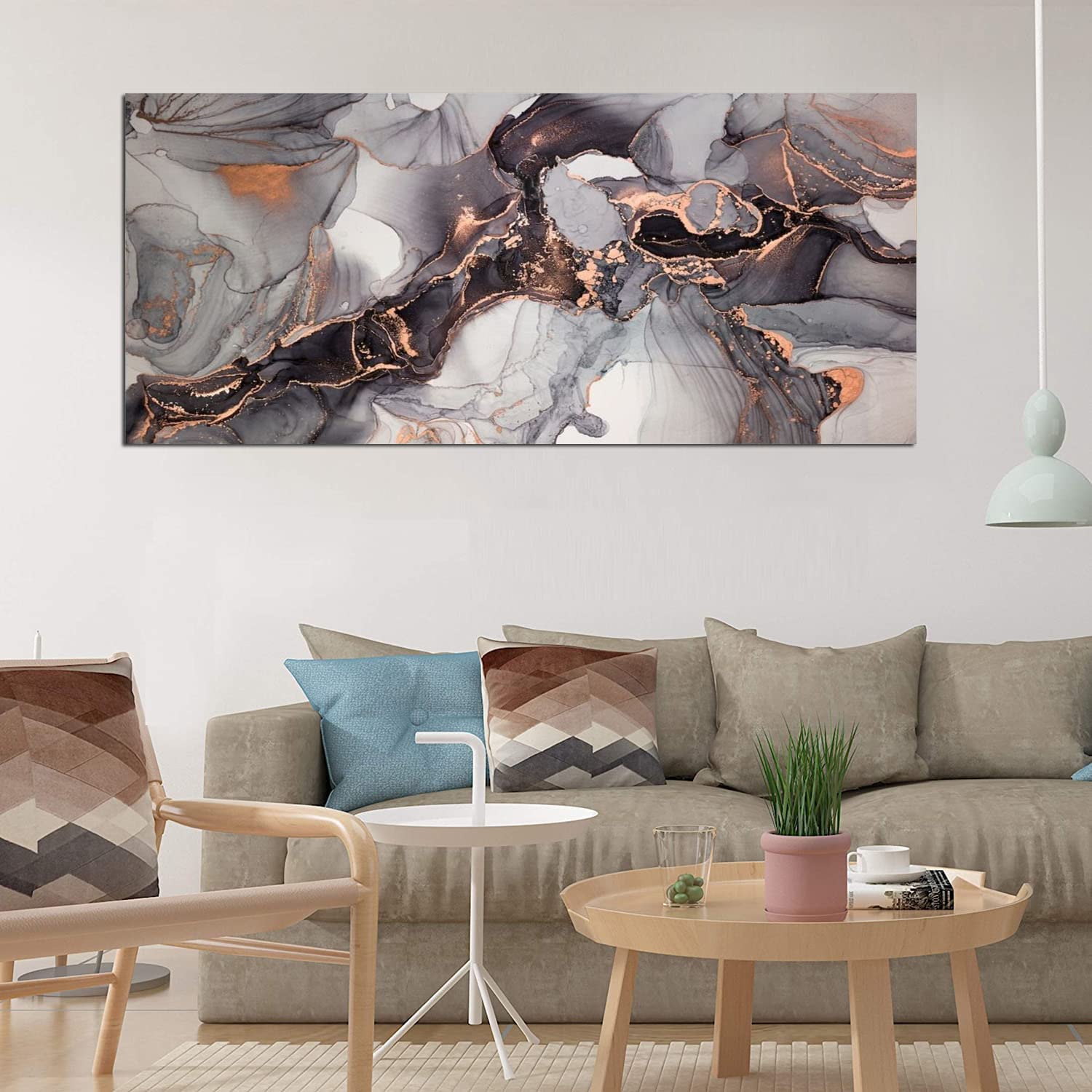 Amazon.com: Large Abstract Wall Art Colorful Living Room Bedroom
