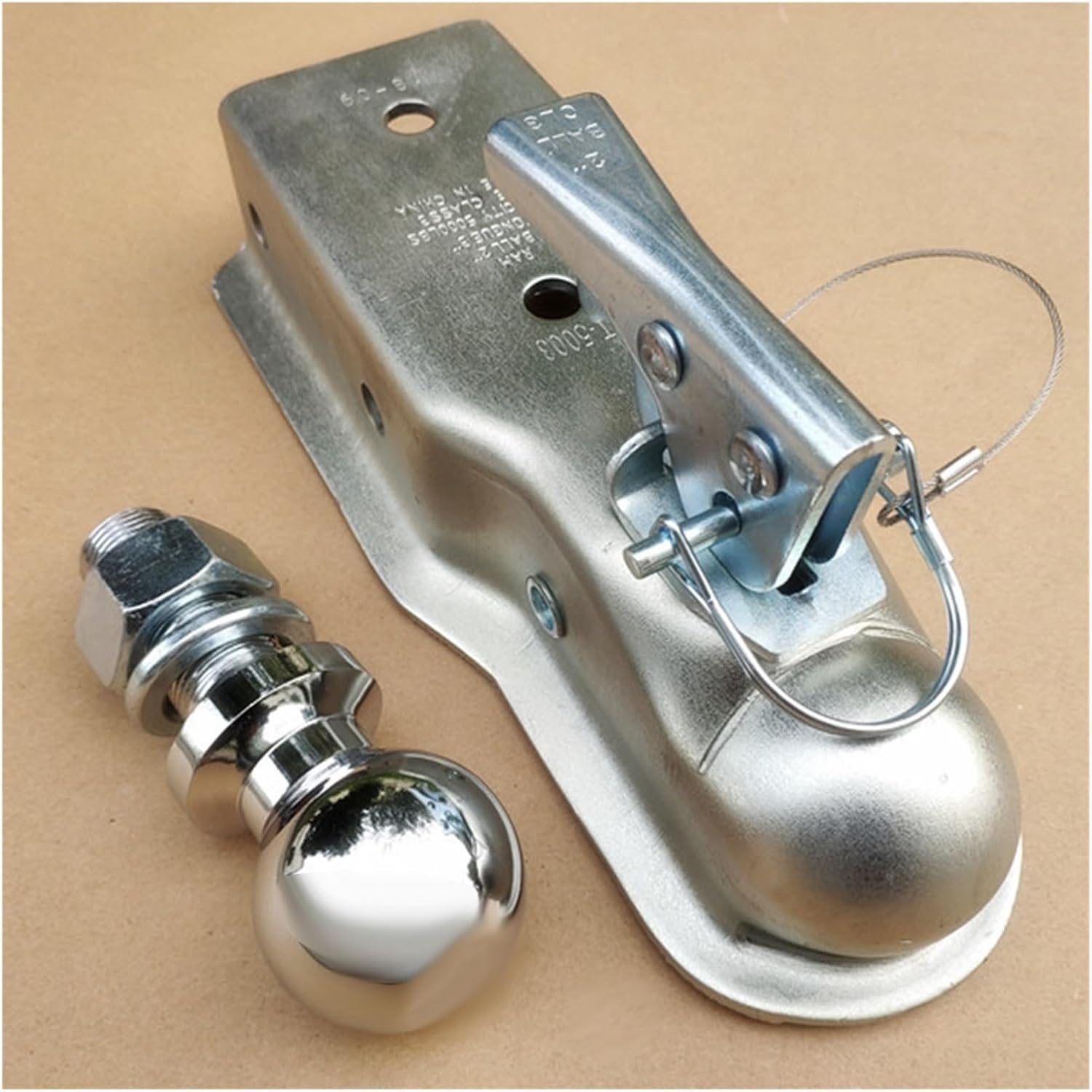 Trailer Hitches, Trailer Coupler 2 X 2 Inch Hitch Ball Coupling Straight Tongue 3500 Lbs RV Parts Accessories