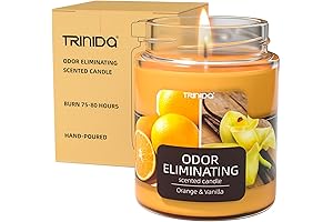 TRINIDa Orange & Vanilla Odor Eliminating Candles