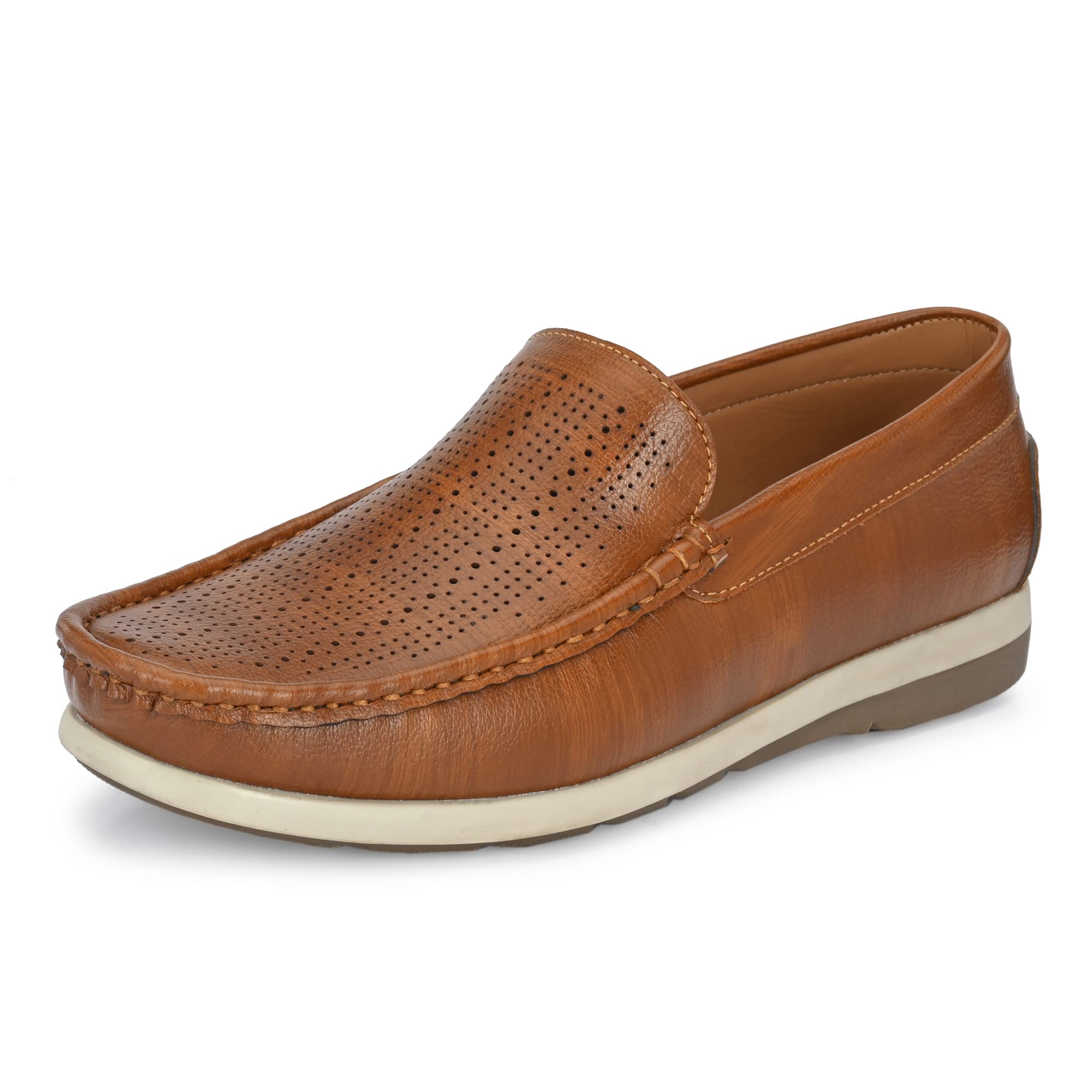 centrino Men's Loafer Shoes | Premium Rubber Sole for Slip-Resistance | Comfortable, Versatile Design for Casual and Formal Wear | Ideal for Everyday Comfort and Style(9821)-picture-45
