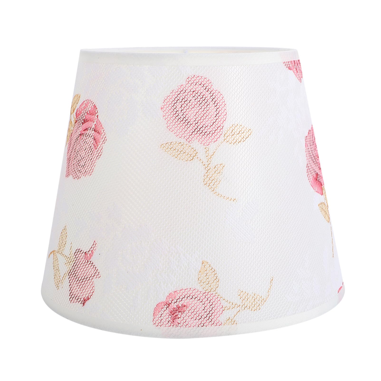 Uonlytech - Paralume in tessuto decorativo, per camera da letto, soggiorno, colore: Rosa