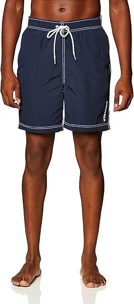 Nautica Men's Mariner 19" Elastic Waistband Swim Shorts